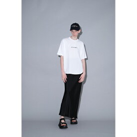 SACRA【サクラ】EX.FINE COTTON LOGO TOP 010/WHITE(124145091) 24SS 24春夏 Tシャツ