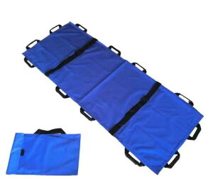 数量限定【送料無料】たんか 日用品雑貨 防災関連グッズ 担架 担架 マルチ担架 防災用品 折りたたみ 布担架 簡易担架 ストレッチャー 救急 救護 介護 患者移動用シート 安全ベルト 収納袋付