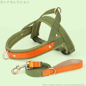 【送料無料】ドッググッズ リードセット ハーネス 8の字ハーネス ペット スプリング 大型犬 中型犬 小型犬 犬用 首輪 胴輪 リード ハーネス