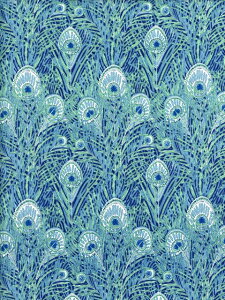 ���nLIBERTY FABRICS LIBERTY���Y���o�e�B�v�����gQueen Hera�i�N�C�[���w���j�u���[���Y�G�^�[�i����110cm��3632004-ZE