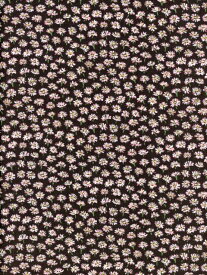 LIBERTY国産リバティプリントBellis（ベリス）ブラック系ピンク国産エターナル柄110cm巾3635186ZE