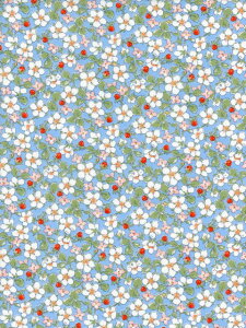 格安ハギレセール品LIBERTYPaysanne Blossom(ペイザンヌ・ブロッサム )ブルーイタリア製2024年春夏柄3634121-24BU60cm