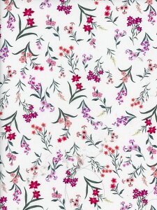 LIBERTY格安ハギレセール品Botanical Display(ボタニカルディスプレイ)ピンク国産2022年フローララブ柄3636418-Bイタリア製タナローン生地60cm