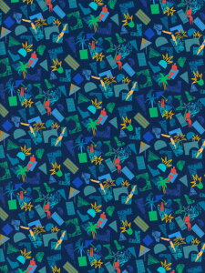 inMZ[ioeBvgMiro Poolsi~v[X)lCr[2022NtĒǉ(Ocean Voyage)5842111-SW22A110cm60cm