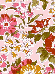 格安ハギレセール品LIBERTYリバティプリント Clare Ricco ( クレア・リッコ )ピンク2023年春夏柄2343105-SD23A110cm巾60cm