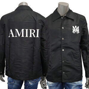 AMIRI �A�~�� MA COACH JACKET ���S �v�����g �R�[�g�W���P�b�g AMOULW1014 BLACK