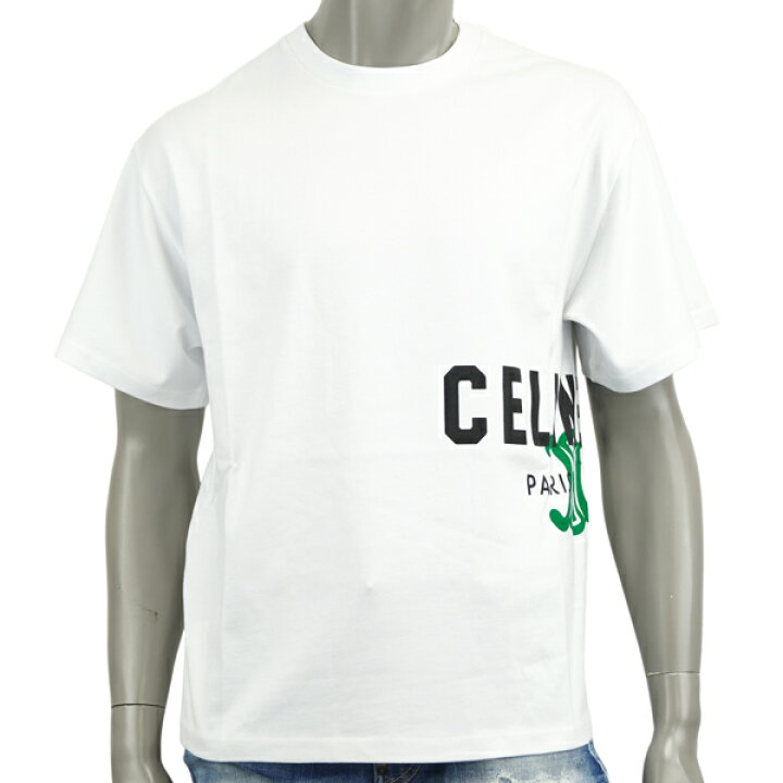 楽天市場】CELINE セリーヌ トリオンフ ロゴ プリント Tシャツ 
