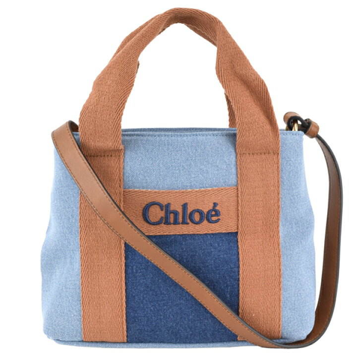 楽天市場】Chloe クロエ LOGO TOTE BAG/バイカラー ロゴ トートバッグ 