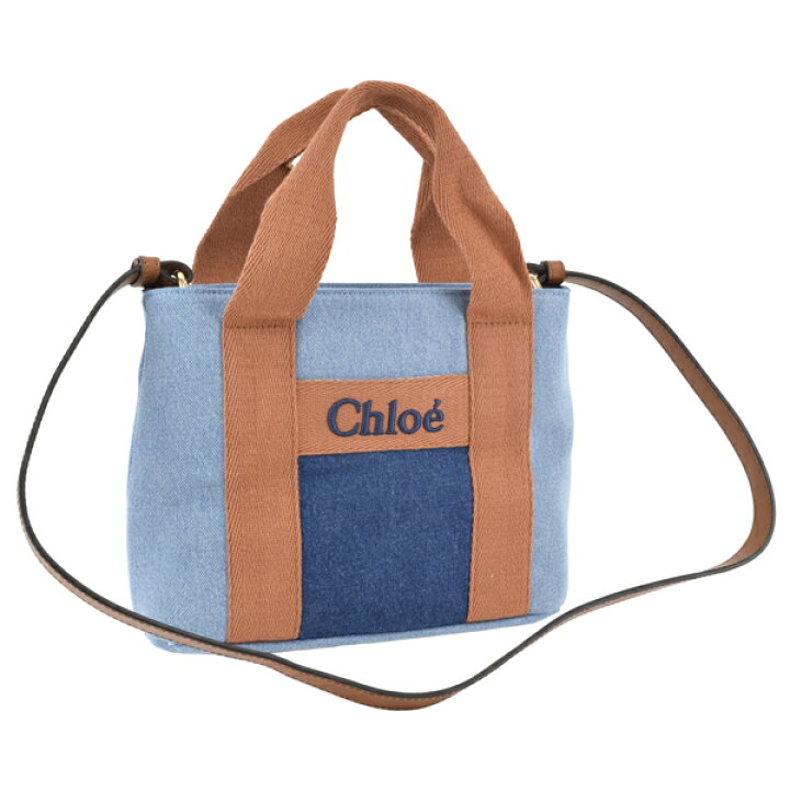 楽天市場】Chloe クロエ LOGO TOTE BAG/バイカラー ロゴ トートバッグ  
