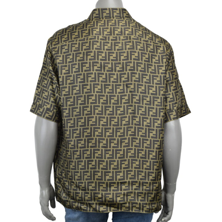 楽天市場】FENDI フェンディ FF総柄 シルク 半袖シャツ FS0795 AKEE 