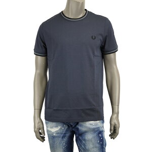 FRED PERRY �t���b�h�y���[ TWIN TIPPED T-SHIRT/�e�B�b�v���C�� T�V���c M1588 01B DRKAIR-SPBL-BLK