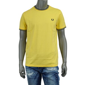 FRED PERRY �t���b�h�y���[ TWIN TIPPED T-SHIRT/�e�B�b�v���C�� T�V���c M1588 06B LMNBRLY-TNSBLUE