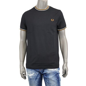 FRED PERRY �t���b�h�y���[ TWIN TIPPED T-SHIRT/�e�B�b�v���C�� T�V���c M1588 P69 BLACK