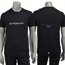 GIVENCHY ジバンシー REVERSE SLIM FIT T-SHIRT/リバース ロゴ プリント Tシャツ BM71653Y6B 001