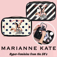 MARIANNE KATE マリアンケイトラバーガール化粧ポーチ/コスメポーチ/メイクポーチ/トラベルポーチ/韓国雑…