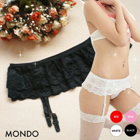 ガーターベルト ペチコート レース ホワイト白 パープル紫 ブラック黒 ピンク桃 ガーター 下着 紐 セクシー セクシー ランジェリー ニーハイ サイハイ タイツ 網 網タイツ サスペンダー セクシーランジェリー 大人 グッズ おもちゃ レース リボン 紐 エロイ