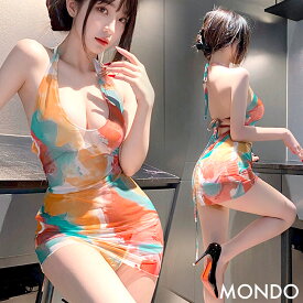 ボディコン ワンピース セクシーランジェリ 過激 ミニ ドレス セクシー ランジェリー シースルー 透け ノースリーブ ホルターネック エロ Tバック セット 大人 女性 レディース セクシ-ランジェリー 超過激 オレンジ グリーン 緑 レッド 赤 大人 グッズ