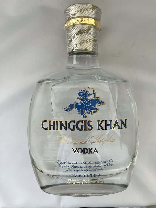 楽天市場】酒 ウオッカ アルコール ボトル・チンギス (Chinggis Khan 