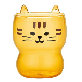 猫耳グラス トラ 3点入り グラス・コップ・タンブラー 食器 テーブルウェア 食卓 朝食 ランチ 夕食 自宅用 生活雑貨 暮らし 日常使い 通販 買い替え 家庭用 デイリーユース オンライン購入 日々の暮らし 日常生活