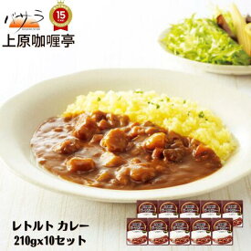 《 あす楽 》 レトルトカレー 上原 カリー 亭 ビーフカレー 送料無料 210g×10パック 「 ギフト 送料無料 セット 牛肉 ジューシー ビーフ カレー レトルト レトルト食品 スパイス スパイス カレーうどん カレールー 詰め合わせ 子供 カレーライス レシピ 長期保存 保存食 」