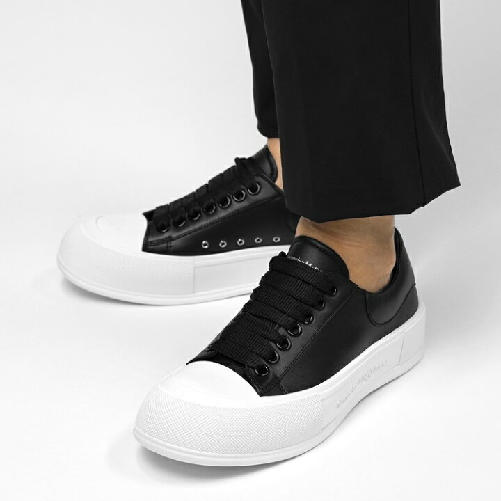 楽天市場 アレキサンダーマックイーン Alexander Mcqueen デック レースアップ スニーカー Deck Lace Up Plimsoll レザー ブラック 黒 ホワイト 白 メンズ スニーカー インポート プレミアム ラグスポ シンプル Grandpere 楽天市場 アレキサンダーマックイーン Alexander Mcqueen デック レースアップ スニーカー Deck Lace Up Plimsoll レザー ブラック 黒 ホワイト 白 メンズ スニーカー インポート プレミアム ラグスポ シンプル Grandpere