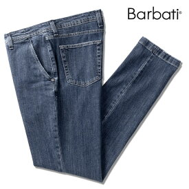 バルバッティ BARBATI デニム 5ポケット スリム P-BILL 124501 ストレッチ 24春夏 メンズ パンツ イタリアンデニム スリム デニムパンツ ストレッチ パンツ 紳士ズボン 夏パンツ おしゃれ パンツ シンプル ブルー インディゴ