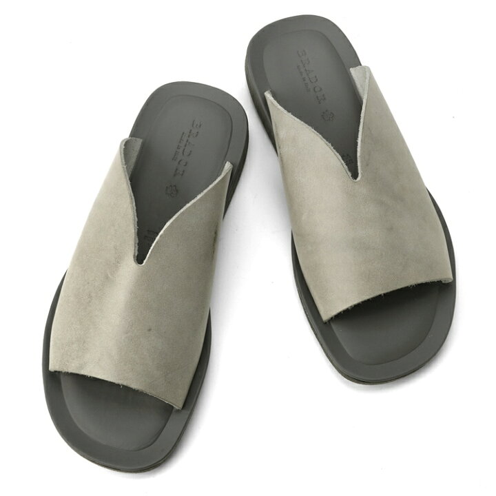 楽天市場 ブラドール Brador レザーサンダル グレー サンダル メンズ イタリア Grandpere