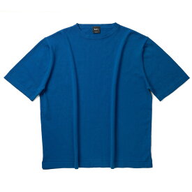 バフィー BAFY ニットTシャツ リラックスフィット 11512 ブラック ネイビー グレー ブルー 23SS メンズ 半袖 ニット 夏 春 薄手 半袖ニット