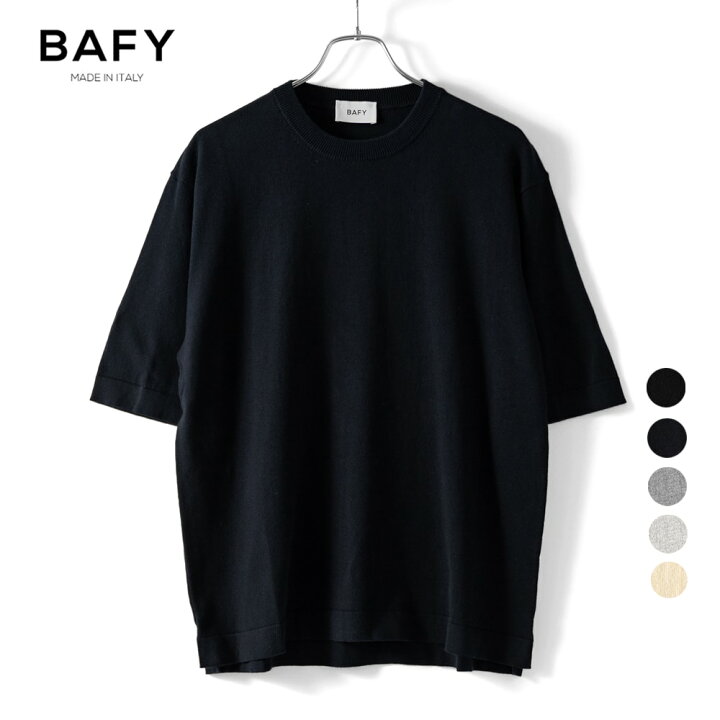 楽天市場】バフィー BAFY ニットTシャツ クルーネック リラックス 