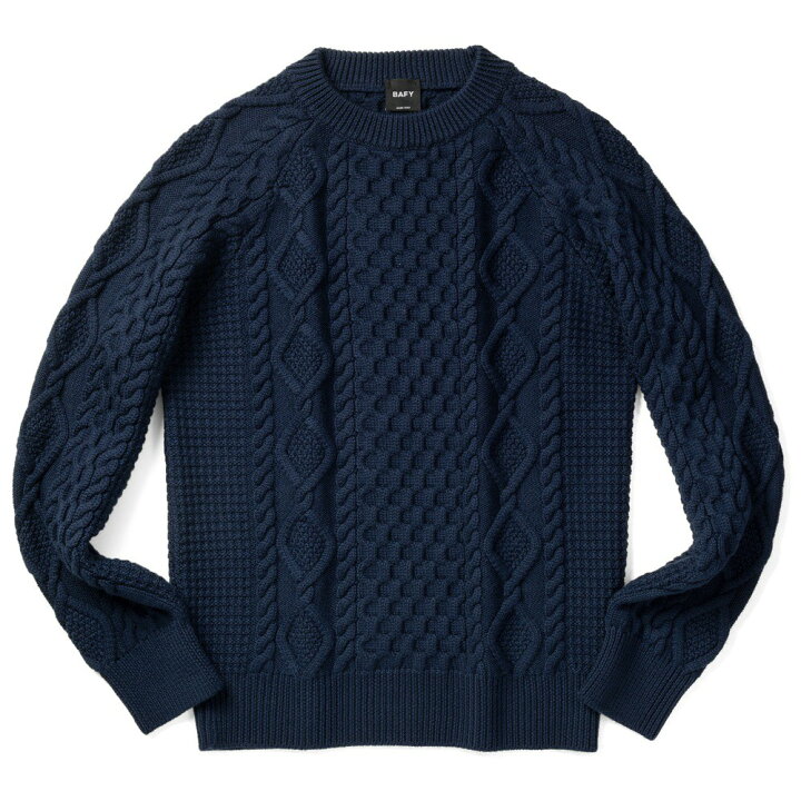 楽天市場】バフィー BAFY ニット フィッシャーマンズニット メンズ 