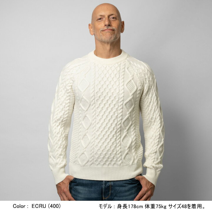 楽天市場】バフィー BAFY ニット フィッシャーマンズニット メンズ 