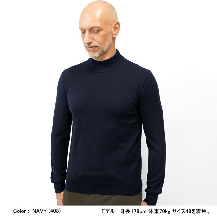 楽天市場】バフィー BAFY 4301 ハイネック モックネック ニット 10G  