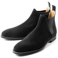 クロケット＆ジョーンズ CROCKETT&JONES サイドゴアブーツ CHELSEA-8 スエード ブラック BLACK LAST341 E…