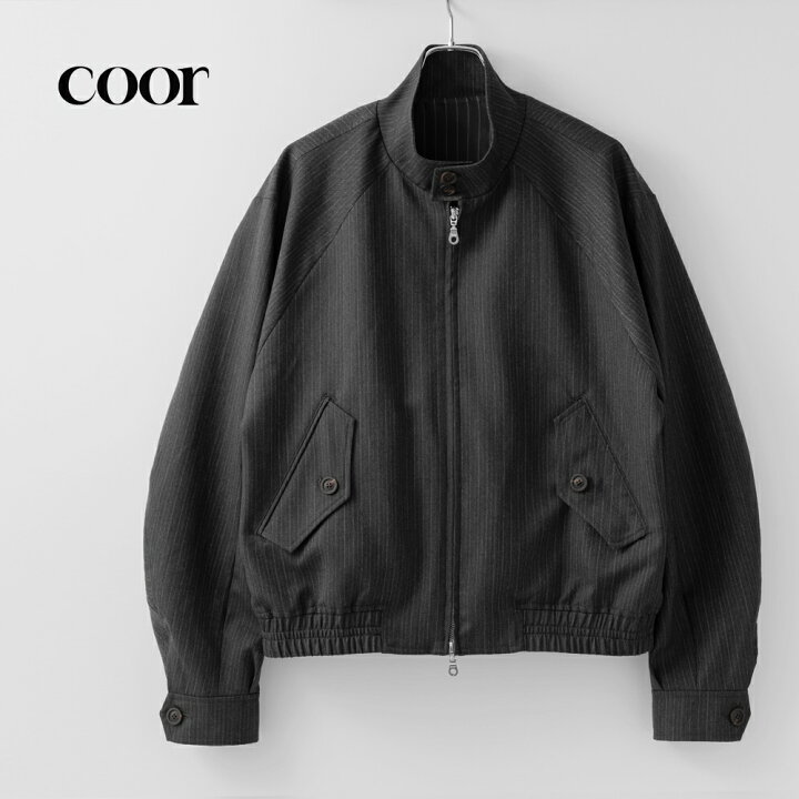 楽天市場】クーア COOR ハリントンジャケット ブルゾン セットアップ 