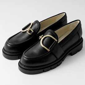 コルソローマ 9 CORSO ROMA 9 ビットローファー 厚底 OLGA1869 レザー NERO ブラック NAPPA コルソローマノーベ BLACK アシンメトリー ビット ローファー バックル 厚底ソール トラックソール タンクソール レディース シンプル 大人 本革 レザーシューズ かわいい おしゃれ
