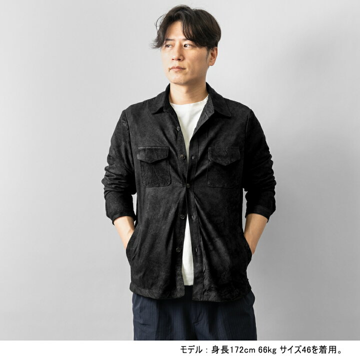 楽天市場】ダクテ DACUTE レザーシャツ ブラスター加工 M2024 本革 