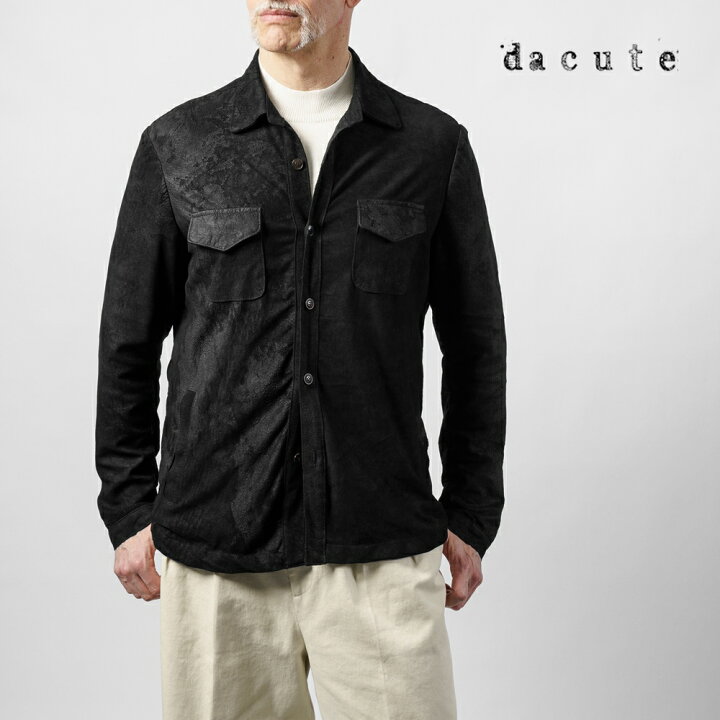 楽天市場】ダクテ DACUTE レザーシャツ ブラスター加工 M2024 本革 