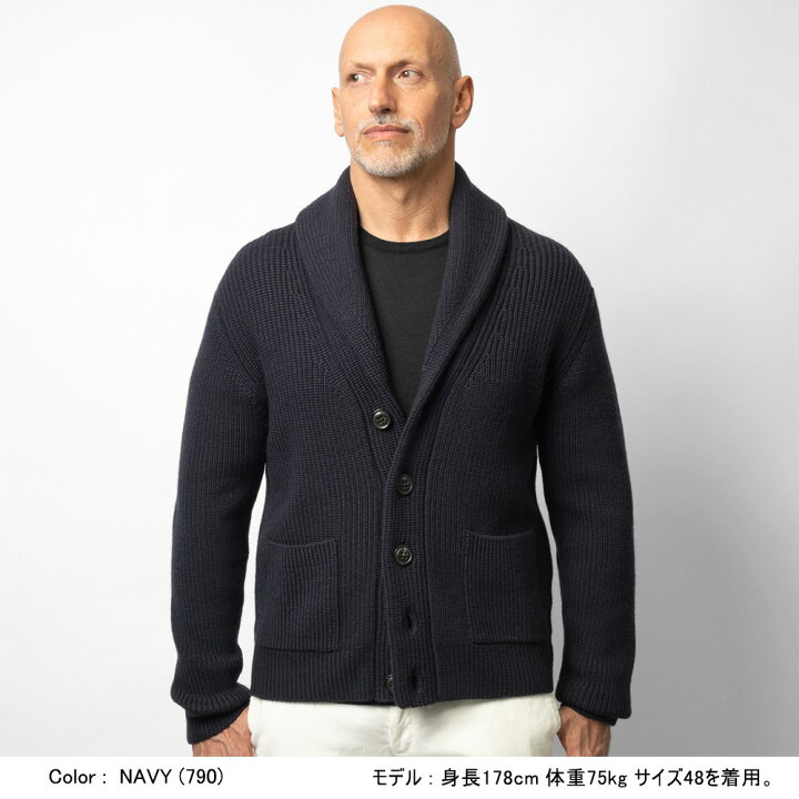 楽天市場】【返品不可】ドルモア DRUMOHR ニット ショールカラー 