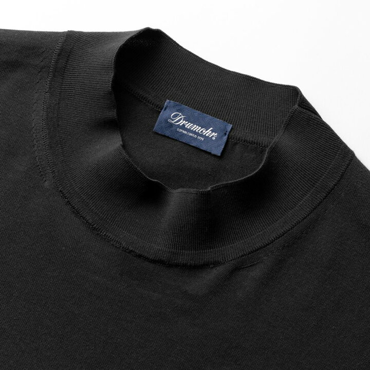 楽天市場】ドルモア DRUMOHR ニットTシャツ モックネック D0GN124 半袖 