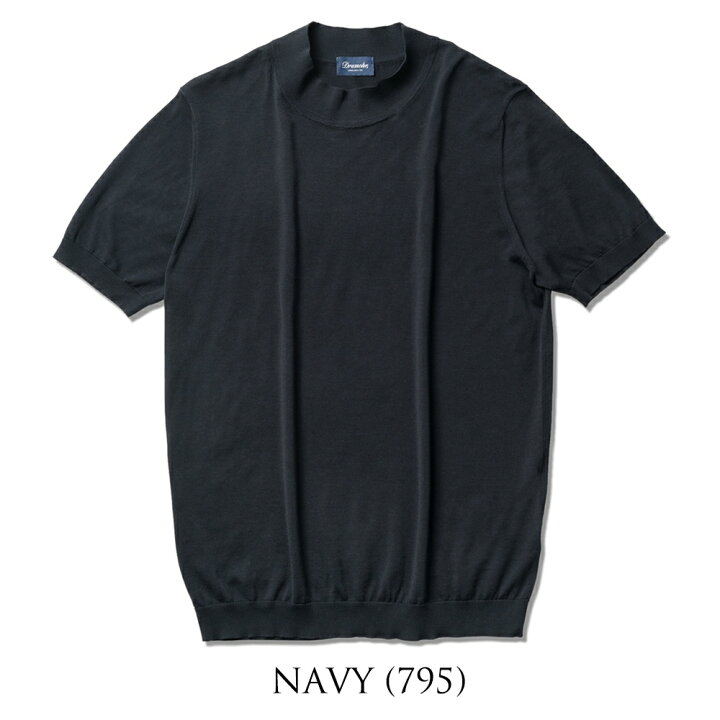 楽天市場】ドルモア DRUMOHR ニットTシャツ モックネック D0GN124 半袖 