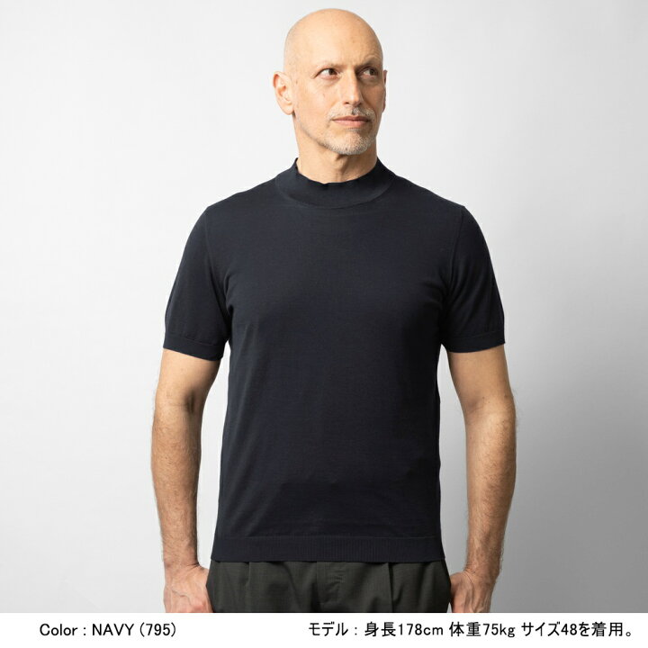 楽天市場】ドルモア DRUMOHR ニットTシャツ モックネック D0GN124 半袖 