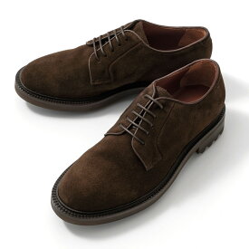エルネストドラーニ ERNESTO DOLANI PRU606 プレーントゥ スエード メンズ ドレスシューズ ビジネスシューズ ダークブラウン OIL MARRONE 革靴 本革 レザー スエード コマンドソール メンズ シンプル ブランド マッケイ製法 靴 歩きやすい