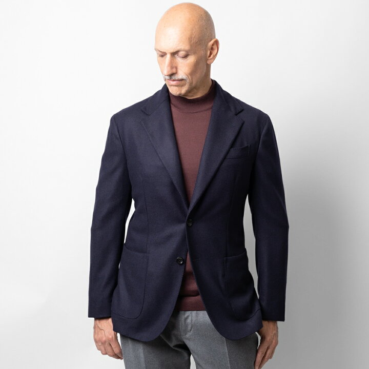 楽天市場】【返品不可】エルネスト ERNESTO ジャケット ネイビー  