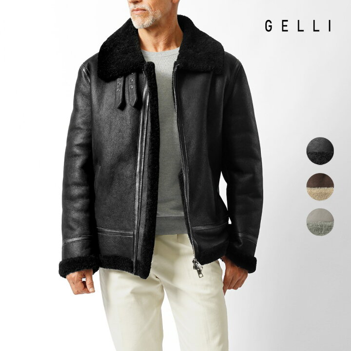 楽天市場】【返品不可】ジェッリ GELLI STELVIO B3 ムートンジャケット 