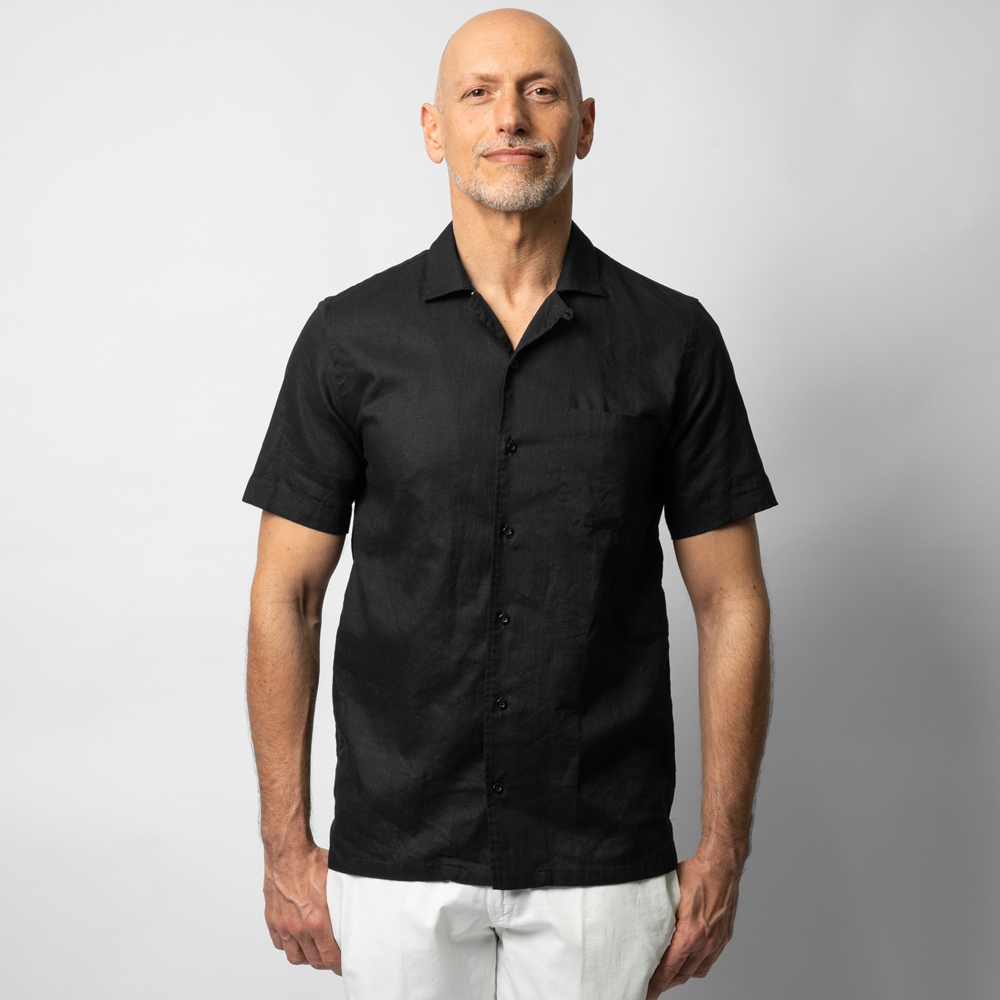 楽天市場】GUY ROVER ギローバー オープンカラー リネンシャツ 半袖