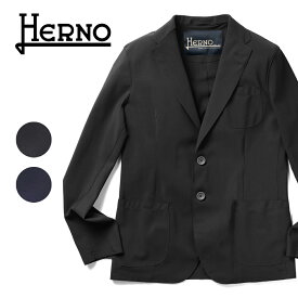 ヘルノ HERNO ジャケット ストレッチ ナイロン GA000157U ブラック ネイビー テーラードジャケット メンズ テーラージャケット 洗える スリム ビジネスジャケット カジュアル ビジネス カジュアルジャケット メンズジャケット 男性 ライトアウター イタリア