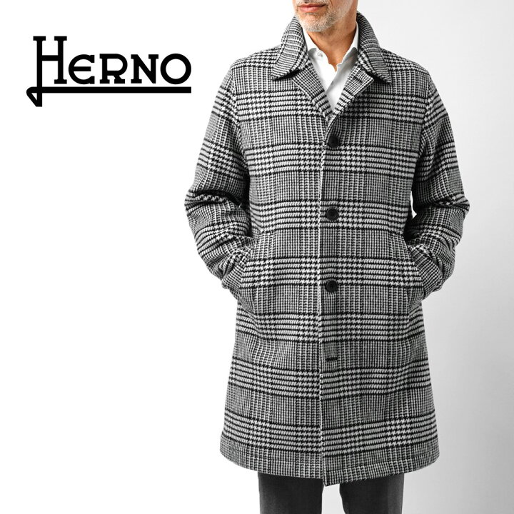 楽天市場】ヘルノ HERNO ステンカラーコート CA000152U ブラック  
