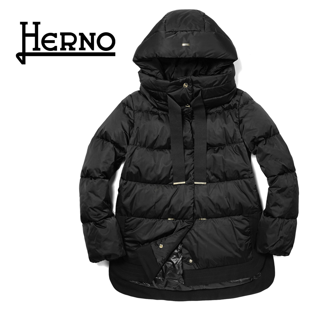 楽天市場】ヘルノ HERNO レディース ダウンコート PI001556D ブラック