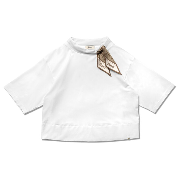楽天市場】ヘルノ HERNO Tシャツ JG000203D レディース スカーフ付き 