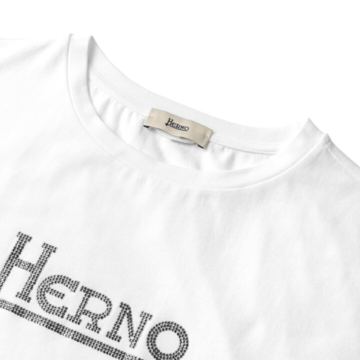 楽天市場】ヘルノ HERNO Tシャツ JG000211D ラインストーン レディース  